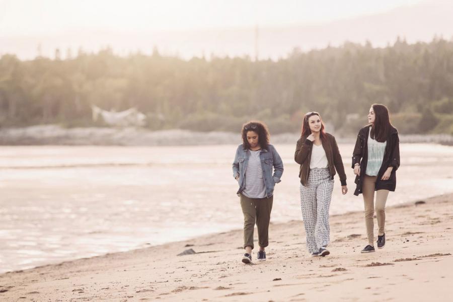 Coastal strolls at New River Beach Provincial Park