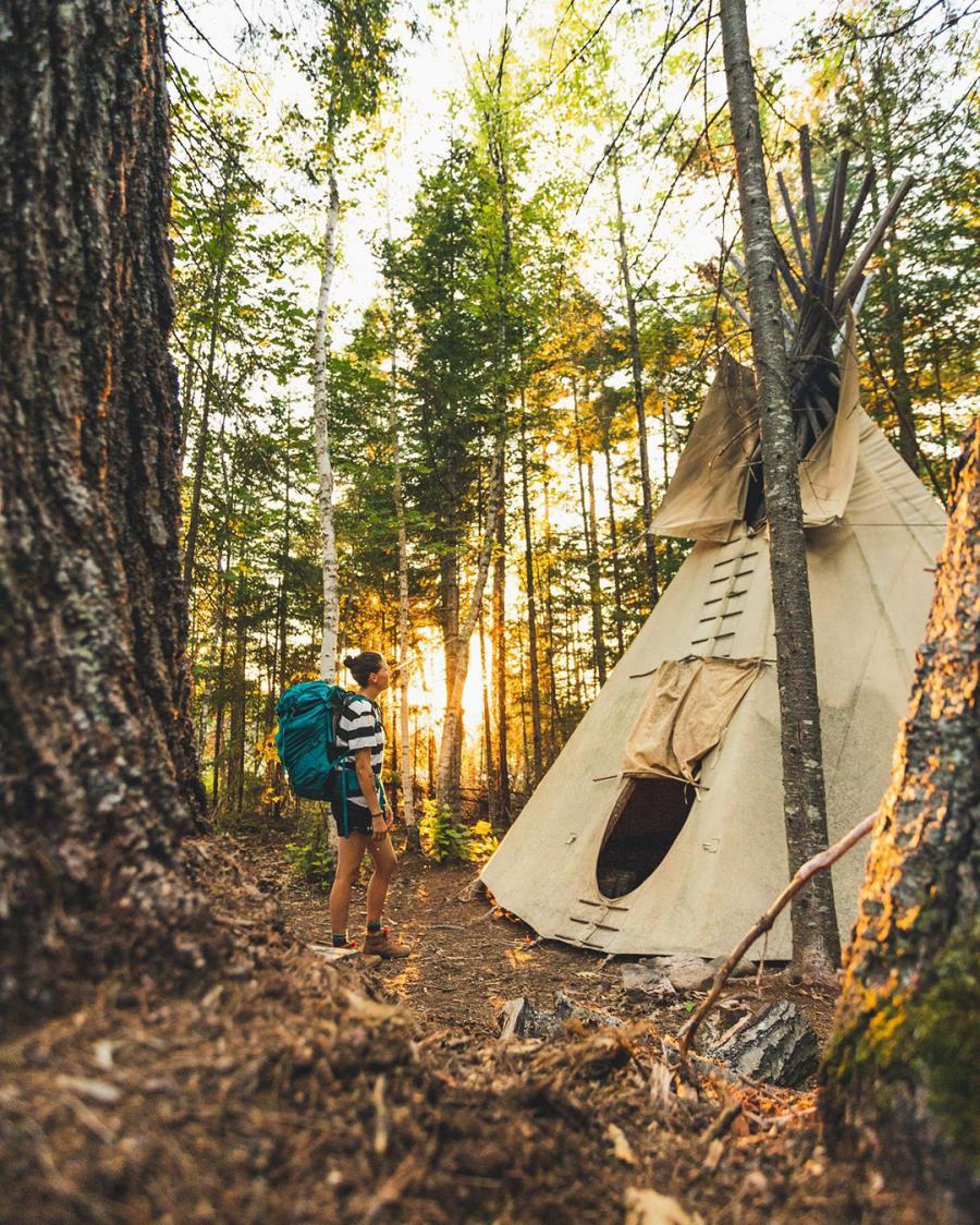 The Gitpu campsite along the Nepisiguit Mi’gmaq trail (? : @lifeofashmac)