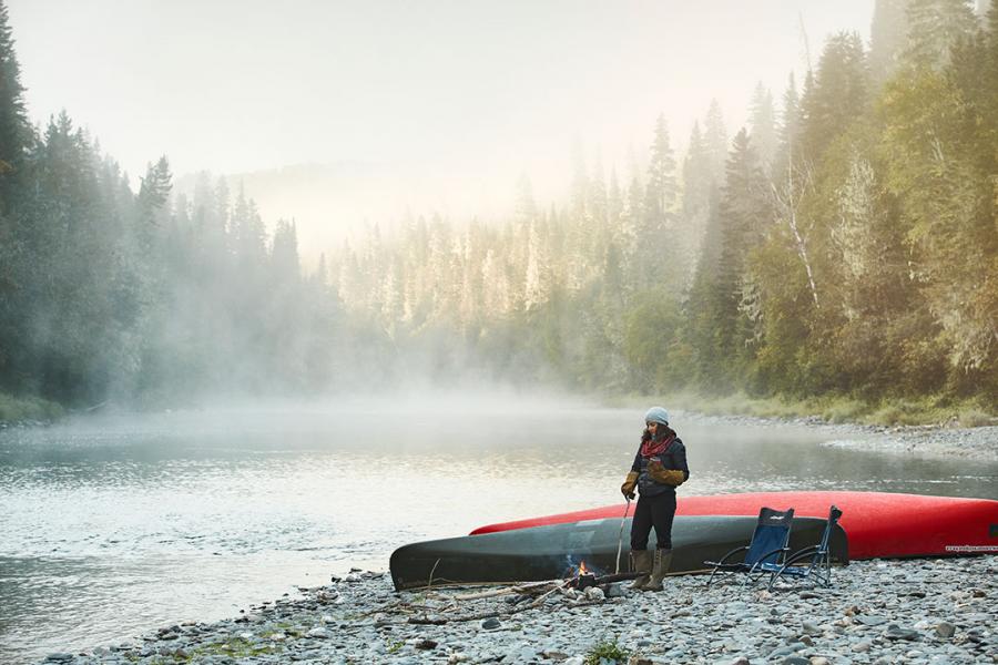 Canoeing on the Restigouche