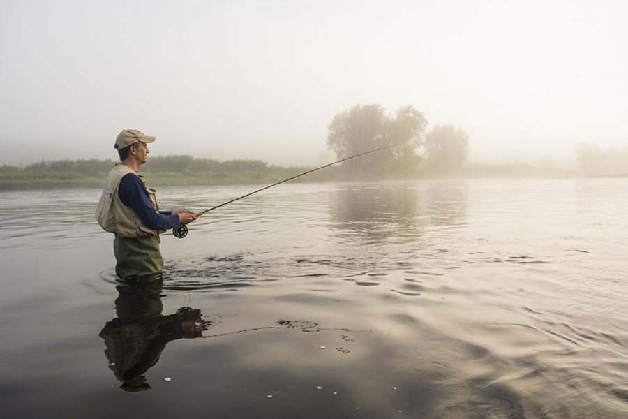 Fishing on the Miramichi