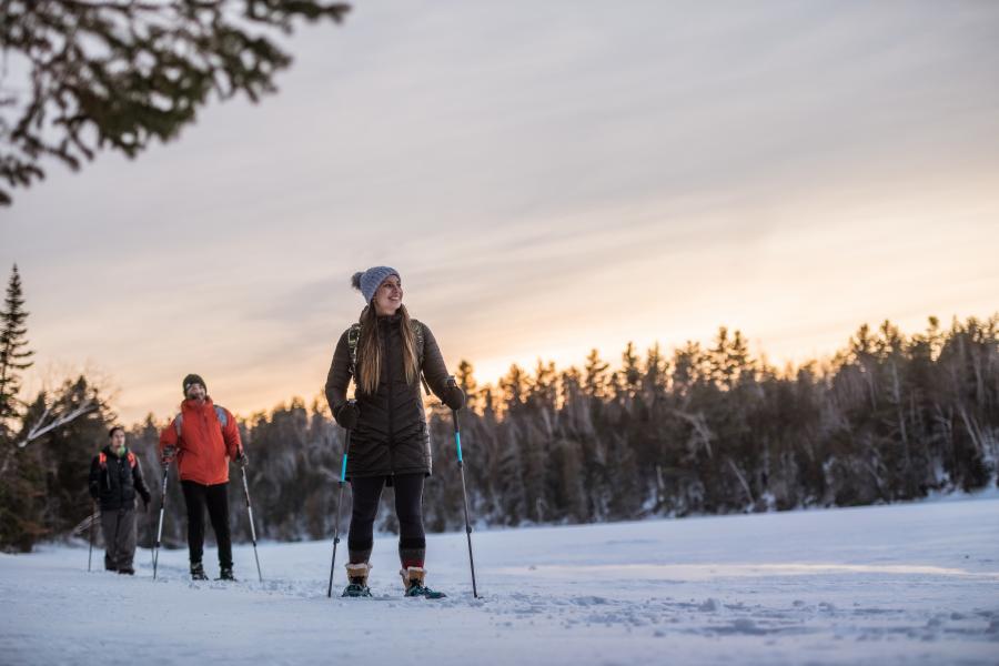 Cross-country skiing in Kouchibouguac National Park