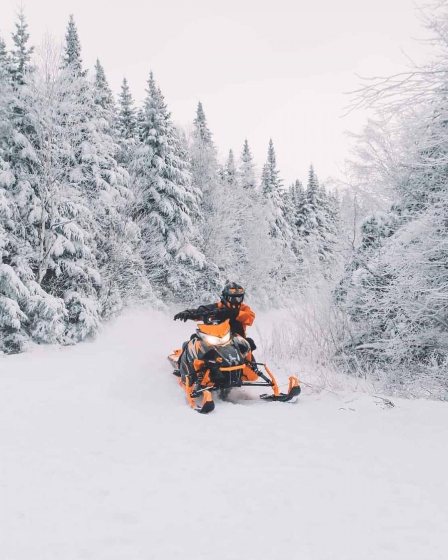Conquering new trails in Albert County. Credit @riley_jensen