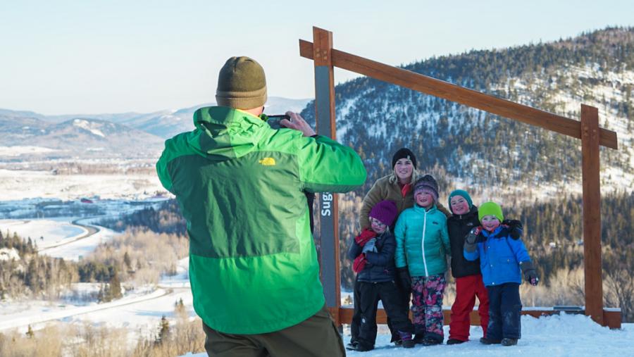 Taking in the sights at Sugarloaf Provincial Park