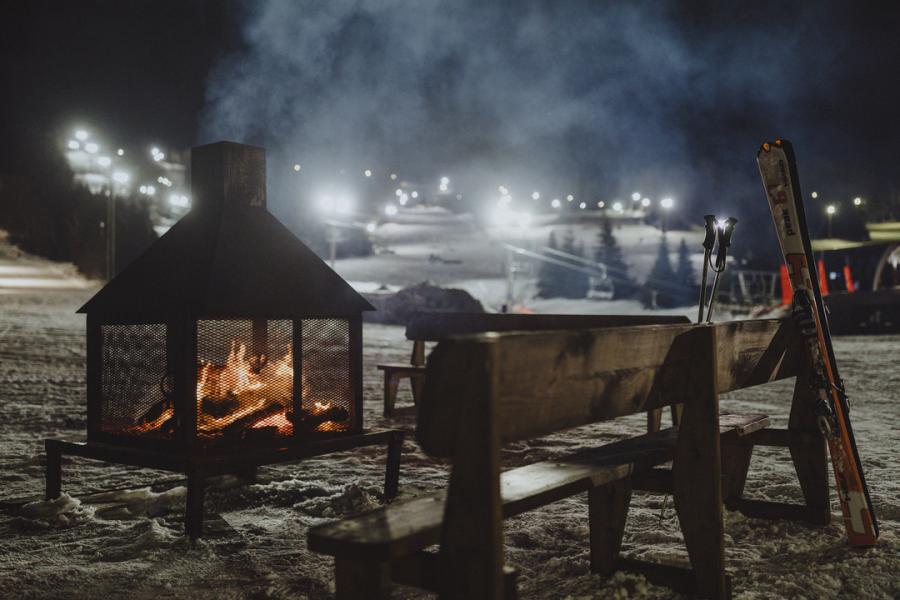 Staying cosy after a few runs down the slope