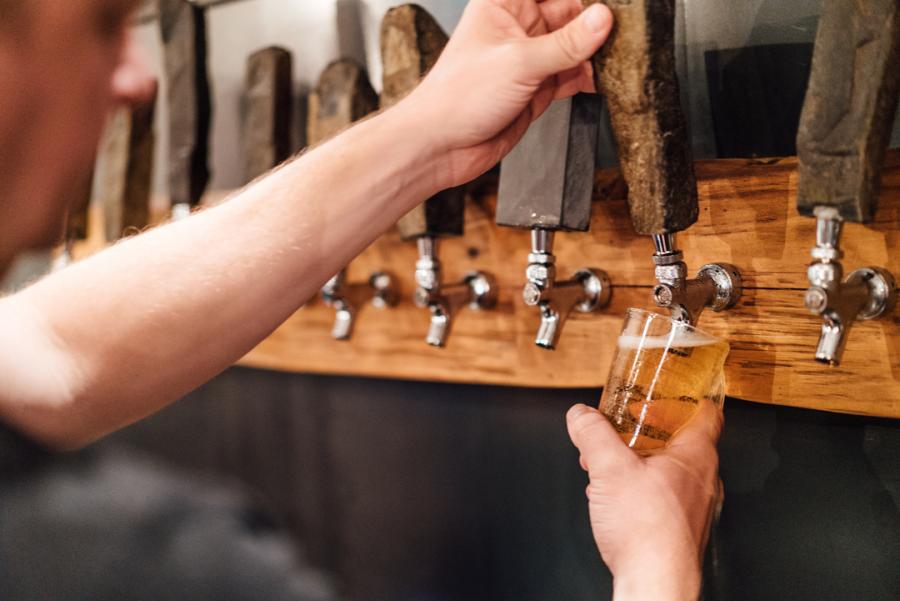 Ordering a tasty brew at Graystone