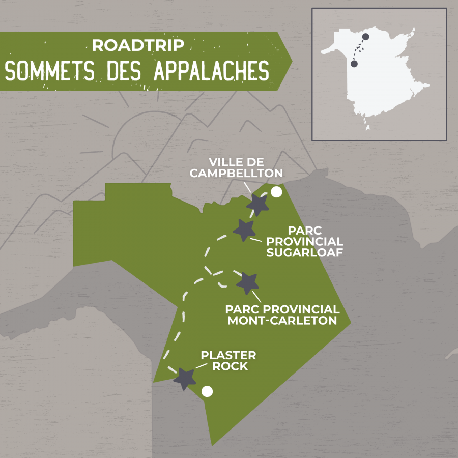 Sommets des Appalaches