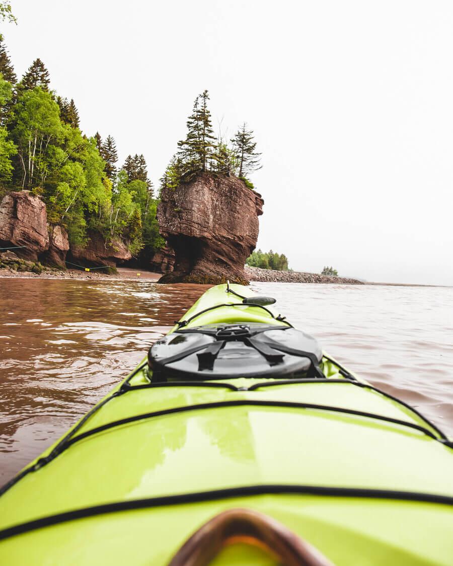 Paddling to the Hopewell Rocks with Baymount Outdoor Adventures