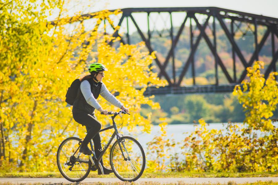 Fall Biking in Fredericton