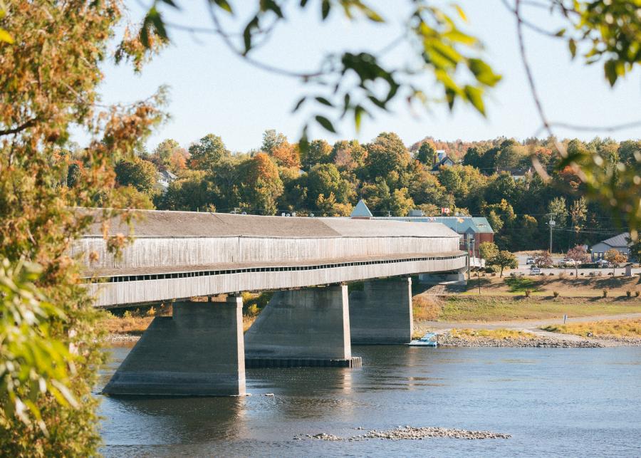 Hartland Longest Covered Bridge Fall