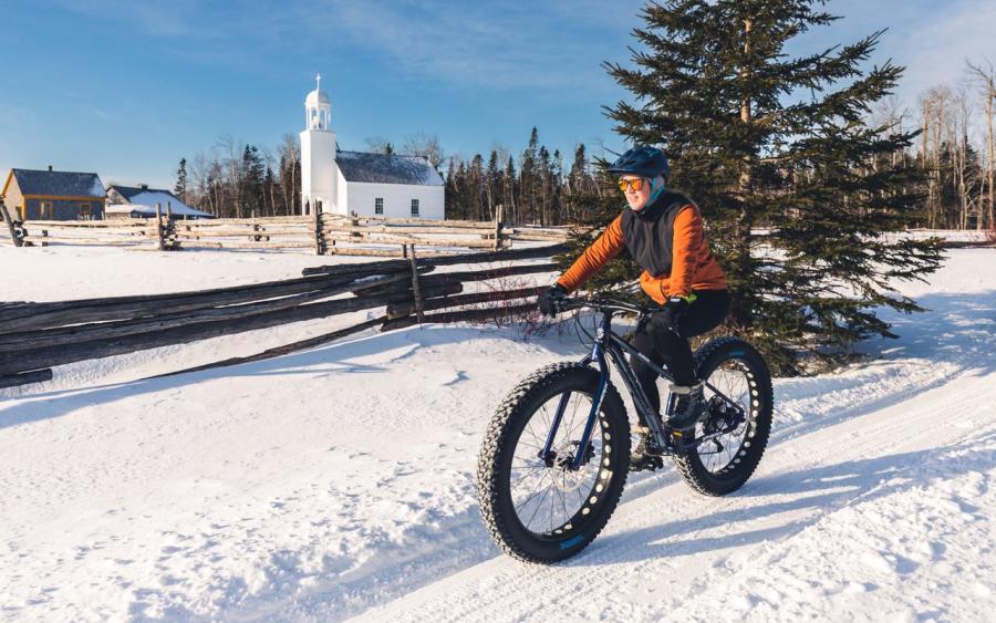 Velo d hiver et fatbike au Nouveau Brunswick