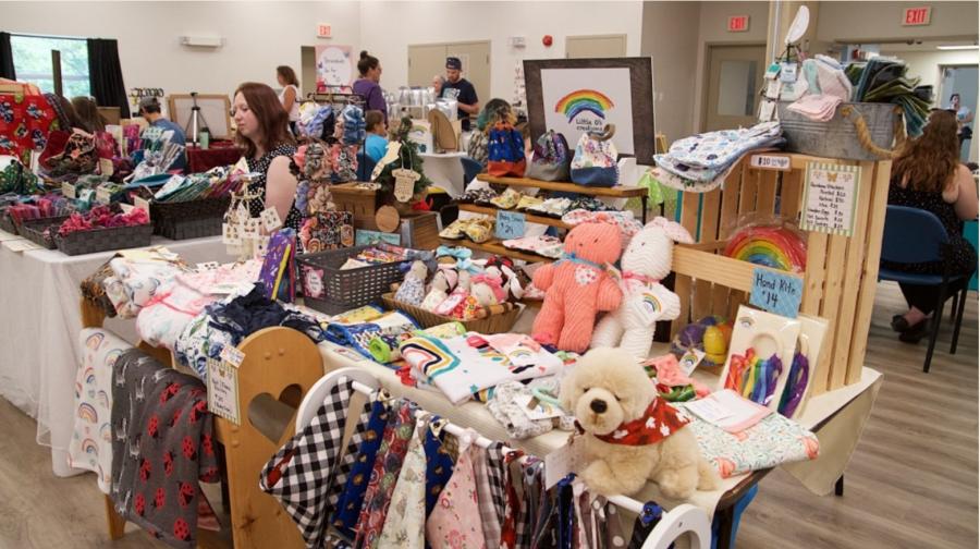 Local crafts at the New Maryland Market