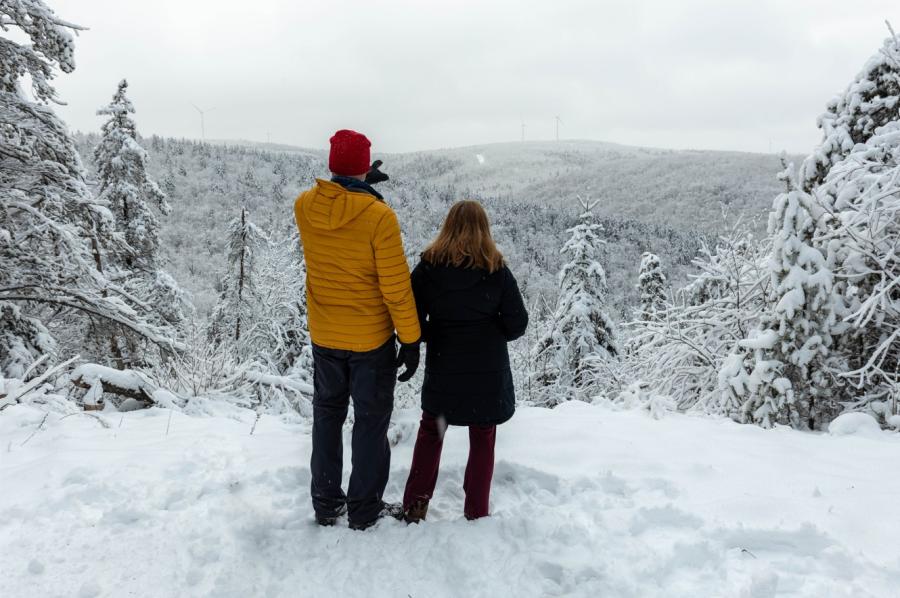 Dobson Trail winter hike - HikingNB - James Donald