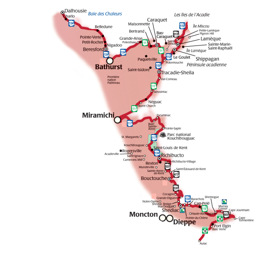 Route du littoral acadien 2026