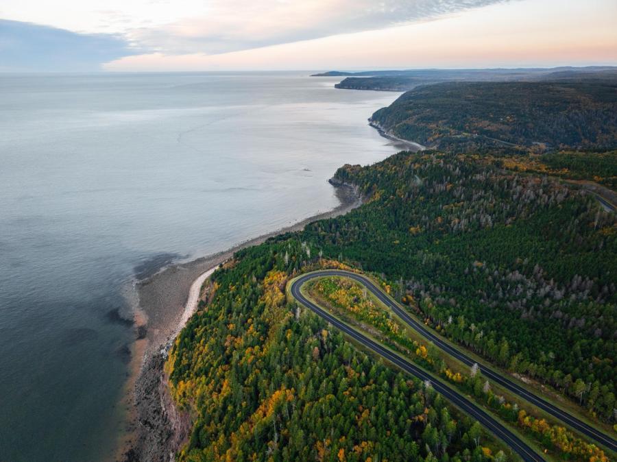 Fundy Trail Provincial Park - Hairpin Turn - Fall