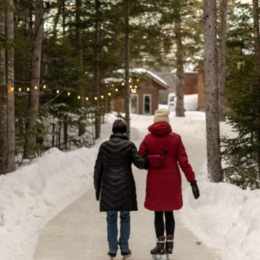 Mactaquac Skating Trail Winter