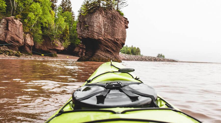 Paddling to the Hopewell Rocks with Baymount Outdoor Adventures