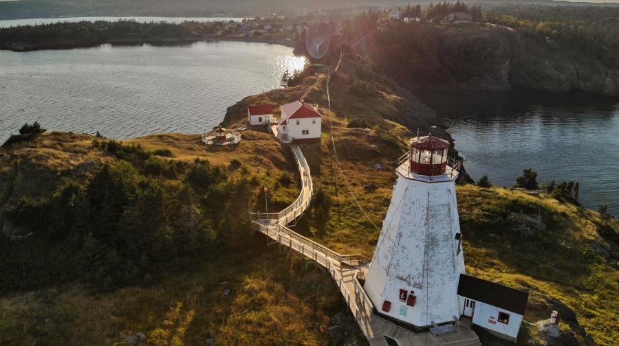 swallowtail lighthouse on grand manan island