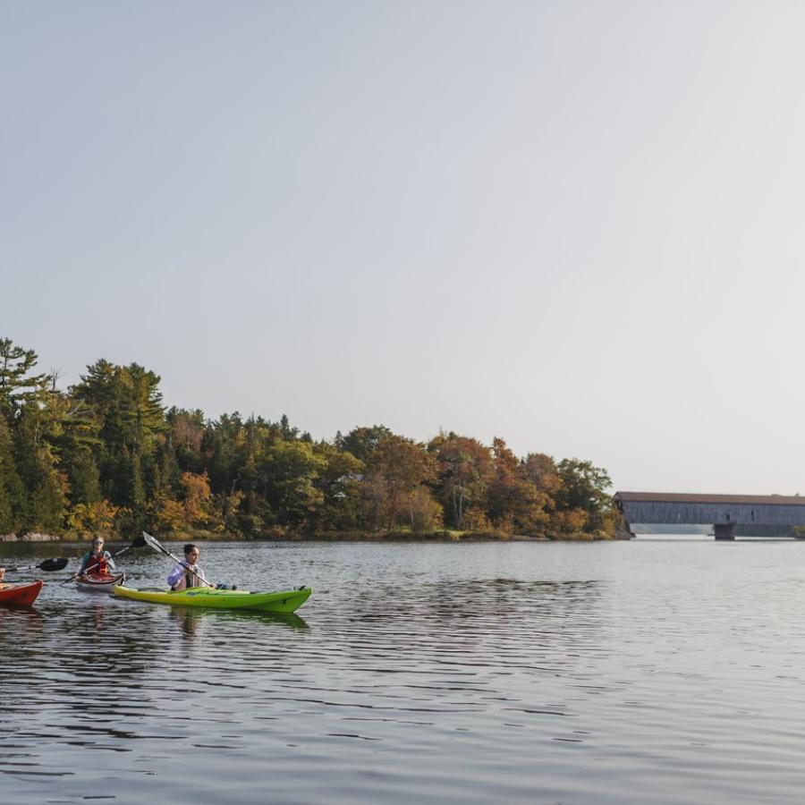 Kayaking Kingston Peninsula Fall