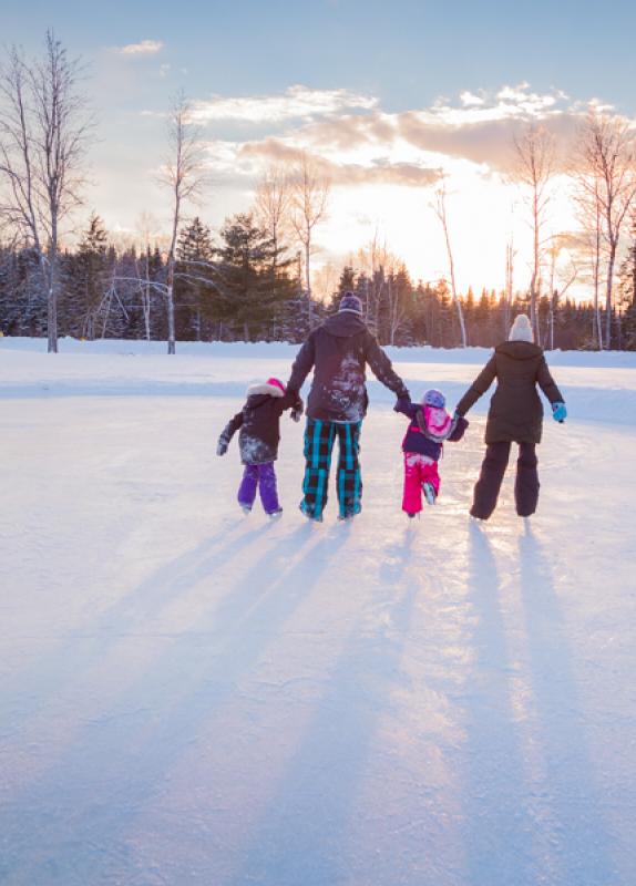 Mactaquac Provincial Park, skating