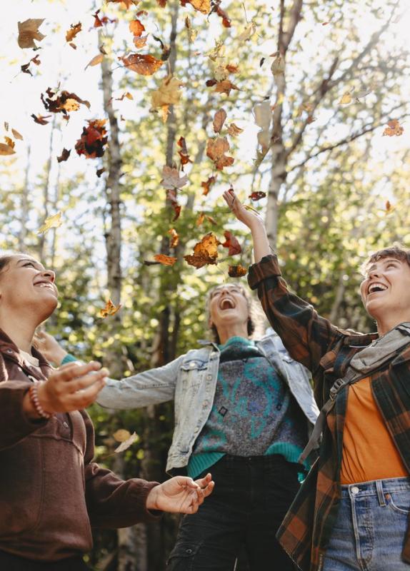 Fall Leaves Girls