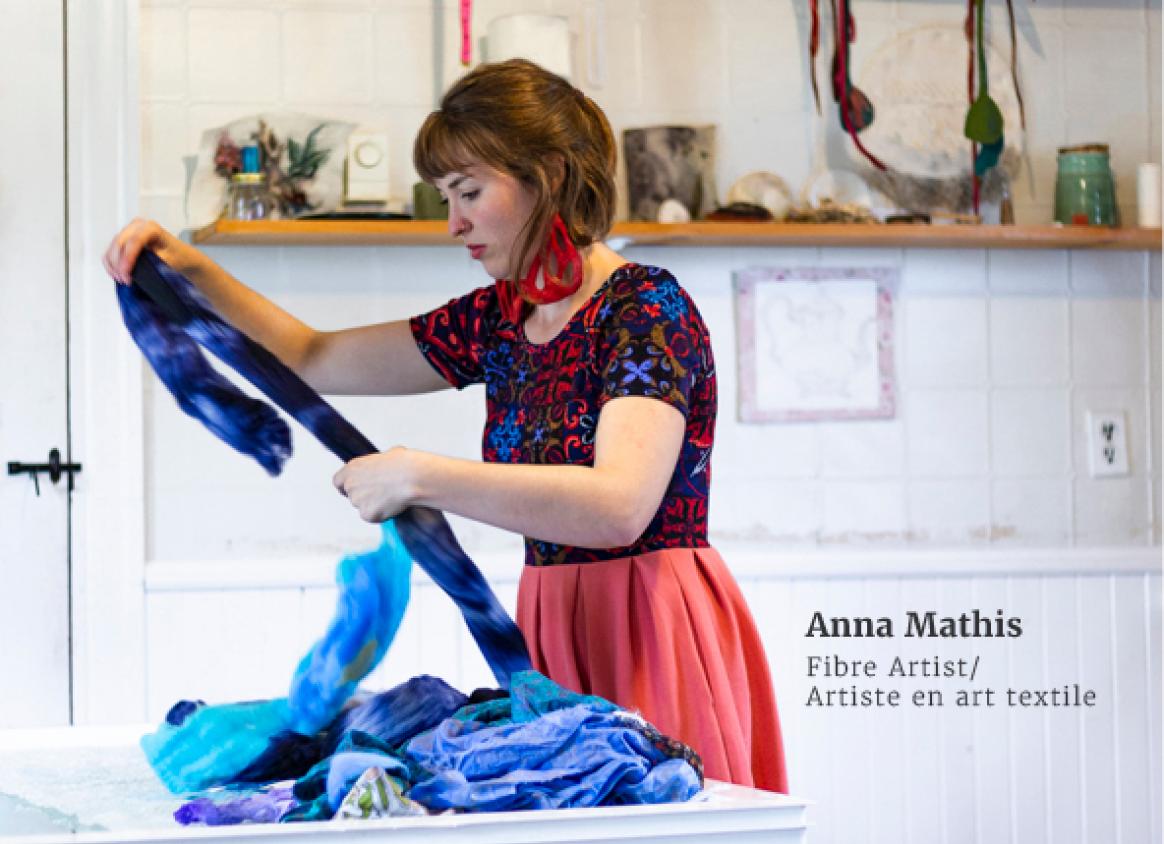 Anna Mathis, Fiber Artist / Artiste en art textile